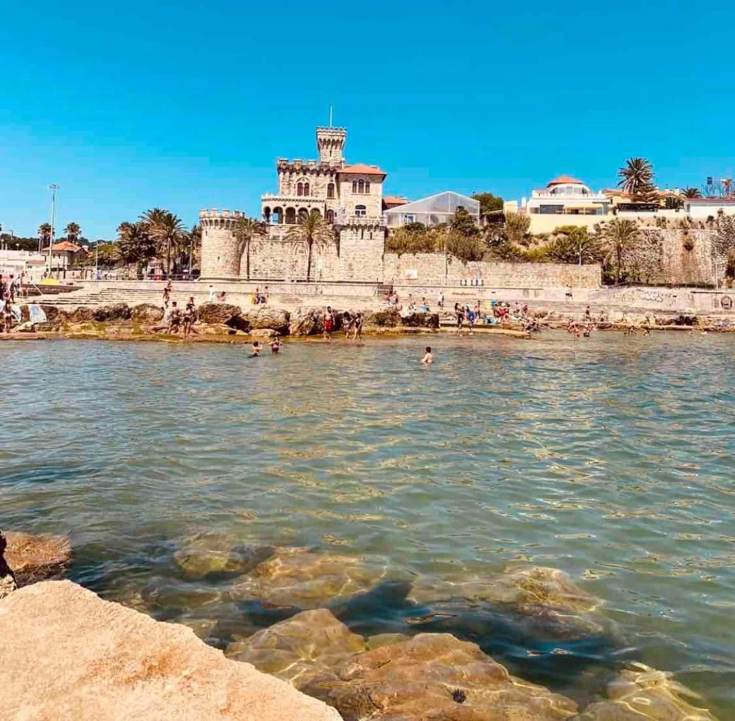 Sea View 2 Mins Walk To Beach And Estoril Casino المظهر الخارجي الصورة