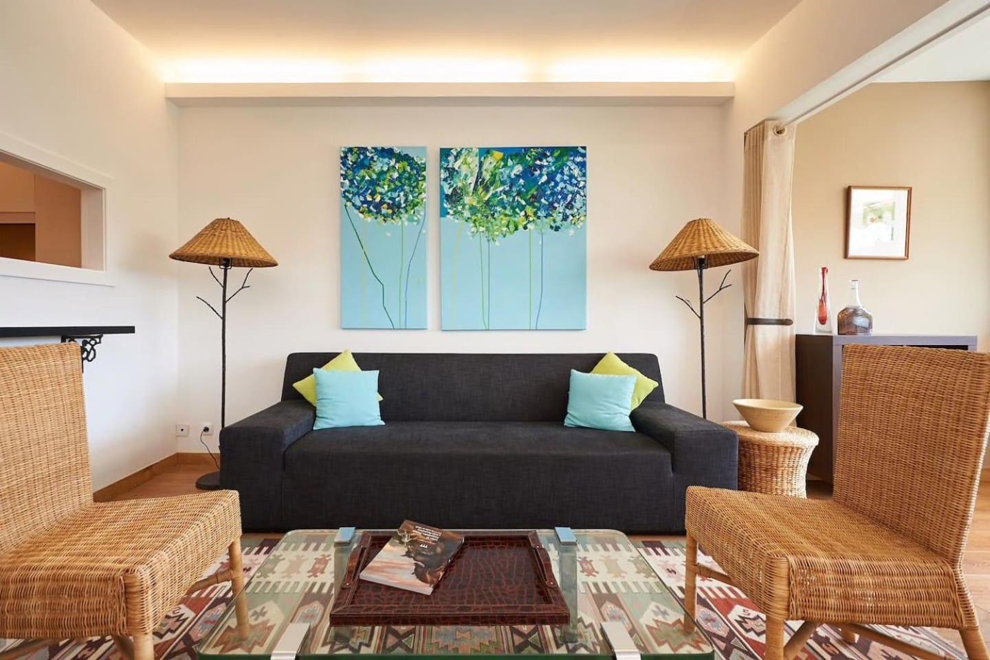 Sea View 2 Mins Walk To Beach And Estoril Casino المظهر الخارجي الصورة